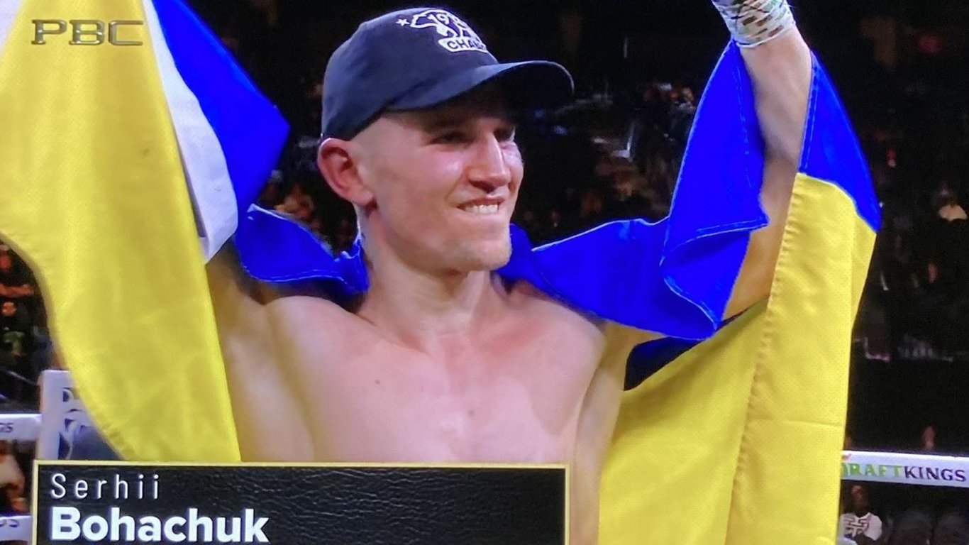 Богачук знищив свого суперника і став тимчасовим чемпіоном світу з боксу