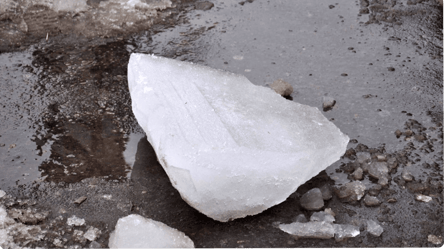 В России под военкоматом на мужчин свалилась глыба льда — есть погибший - 285x160