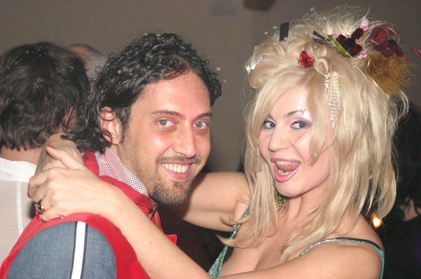 Дмитрий Коляденко и Ирина Былык много лет назад