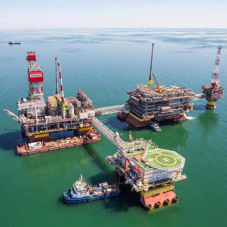 Удар по нафтовидобувних платформах РФ