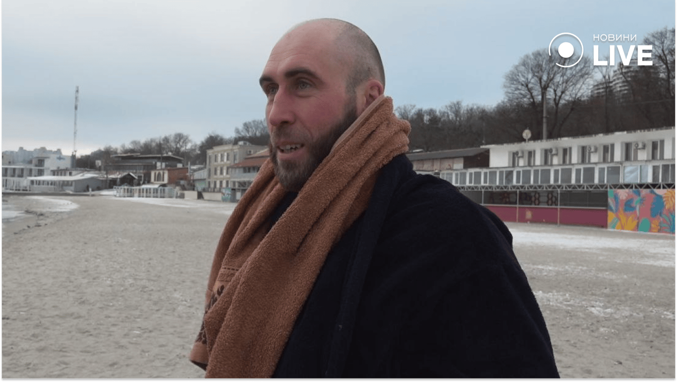 Одесити вдруге прийшли на Водохреща