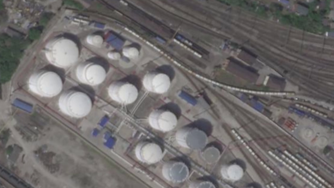 Порт до атаки. Фото: скриншот