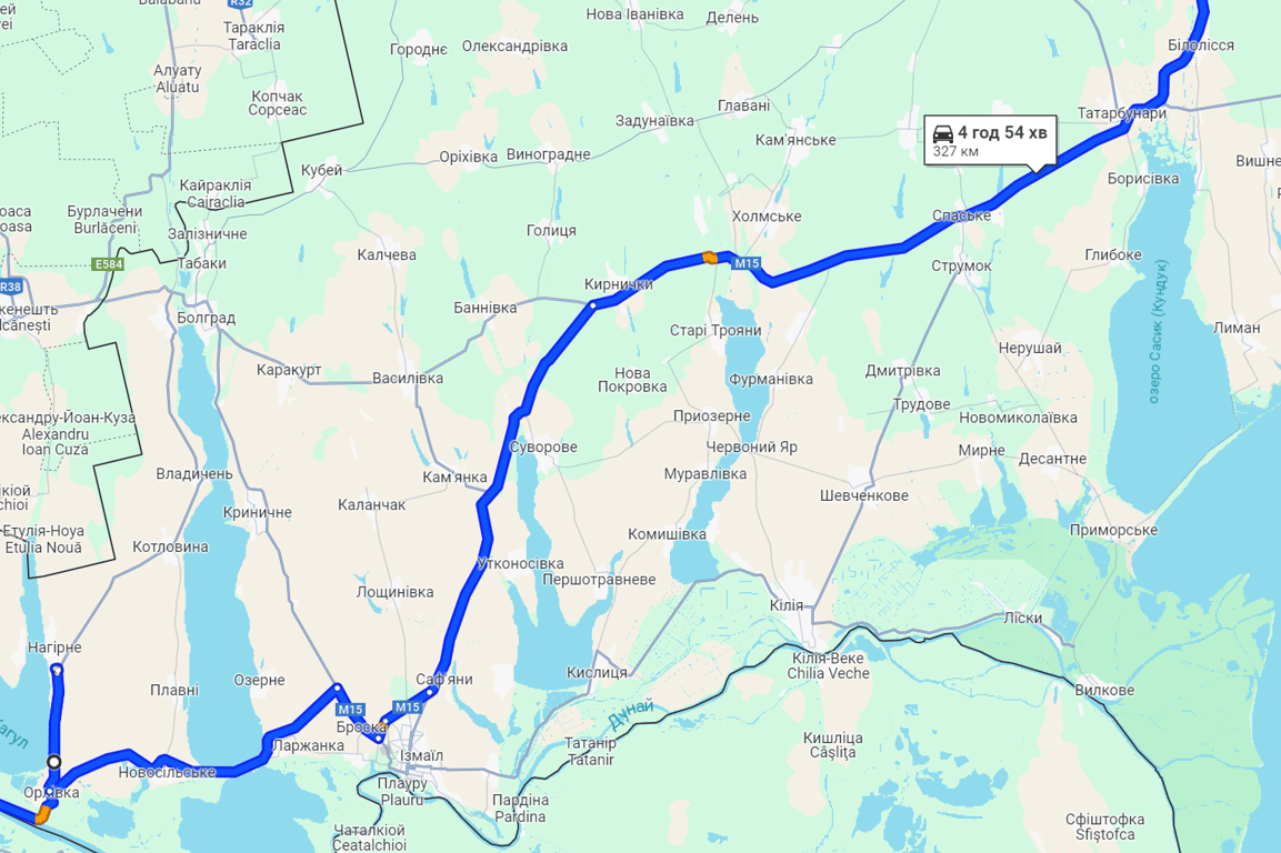 Пробки на Орловке