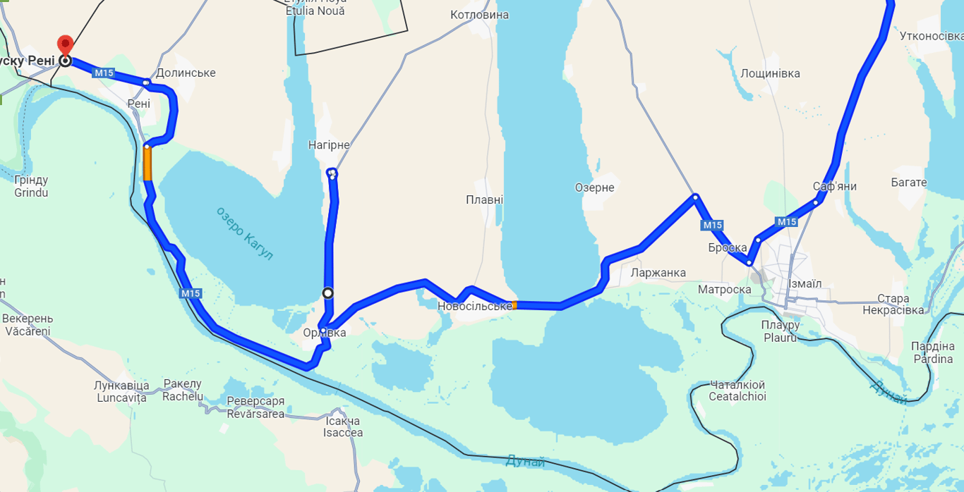 Дорога на Рени