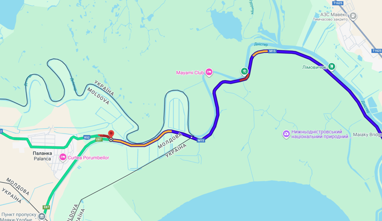 Черги на кордоні з Молдовою — де є затори на трасі Одеса-Рені - фото 1