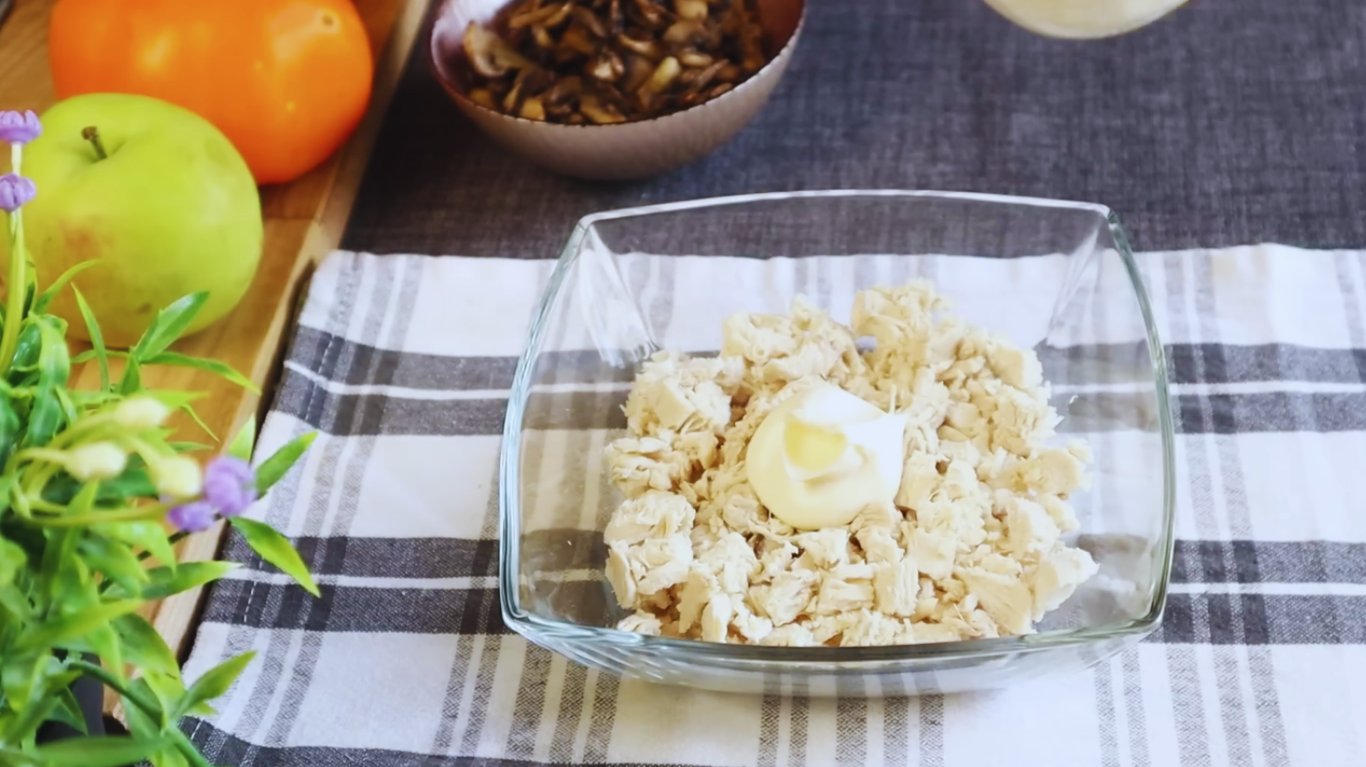 салат з куркою