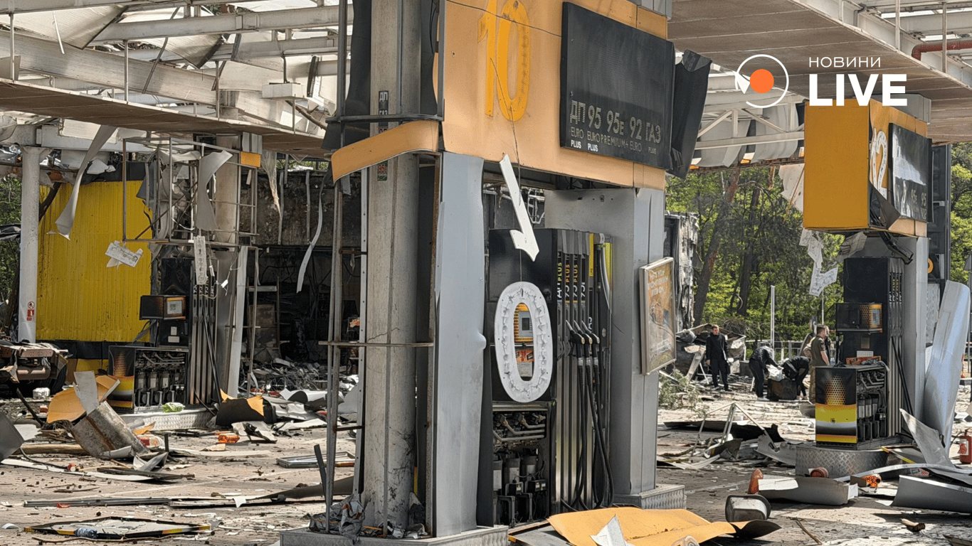 Атака на АЗС в Києві 14 травня