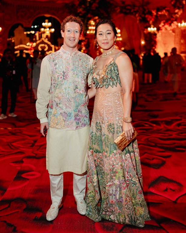 Марк Цукерберг с супругой. Фото: Reuters