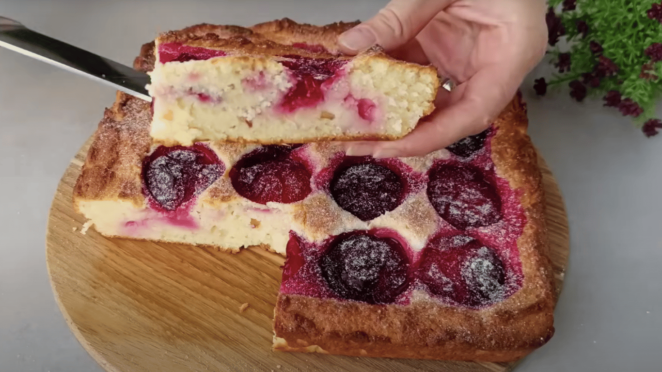 пиріг зі сливами