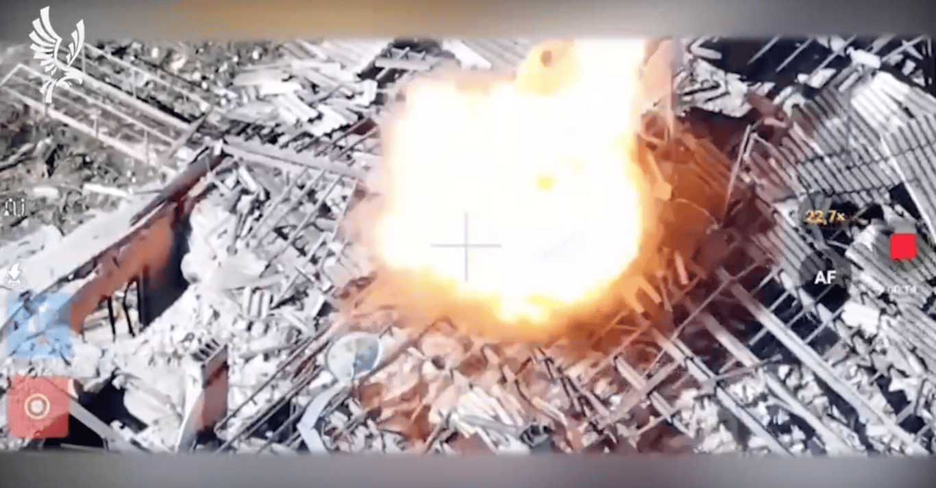 Удар ЗСУ по окупантах