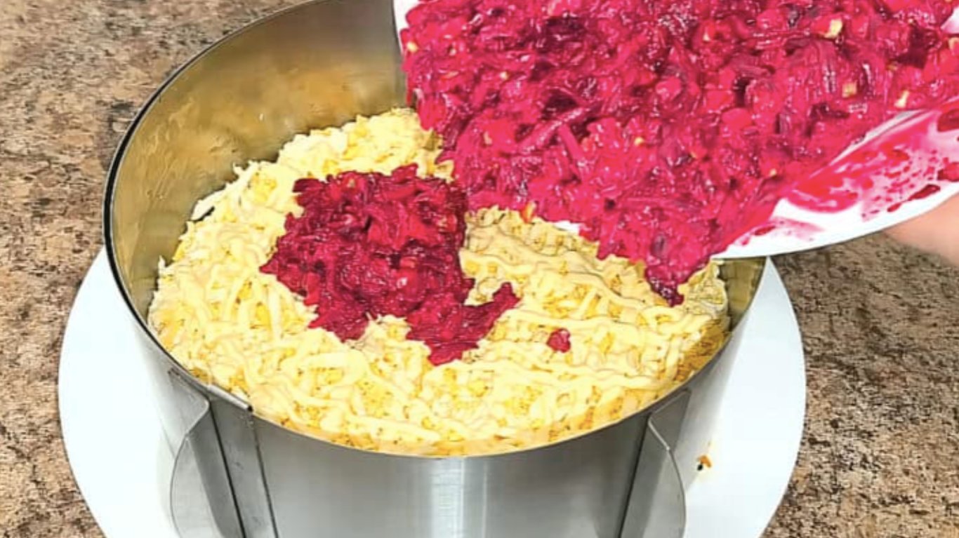 рецепт салату замість шуби