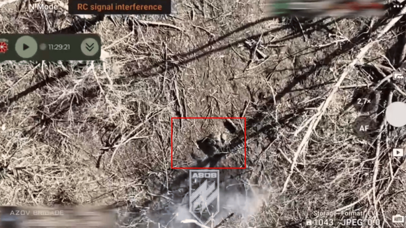 Дрони проти окупантів — "Азов" показав кадри блискучого знищення ворога біля Тернів (відео)
