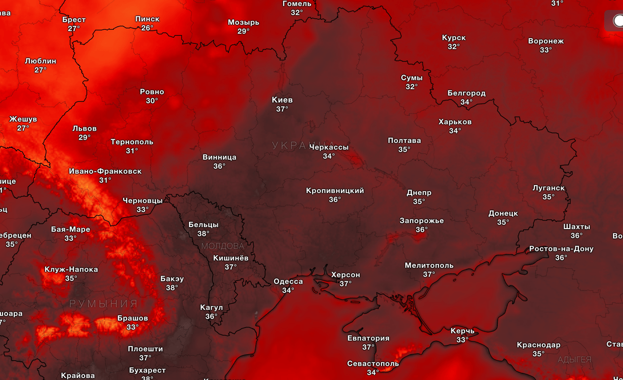 карта погоди