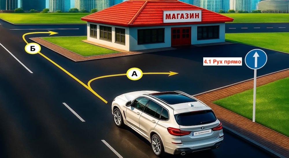 Тест з ПДР: який поворот дозволений?