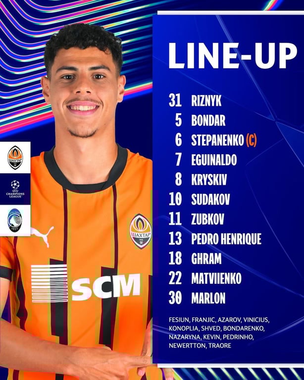 Матч Шахтер — Аталанта