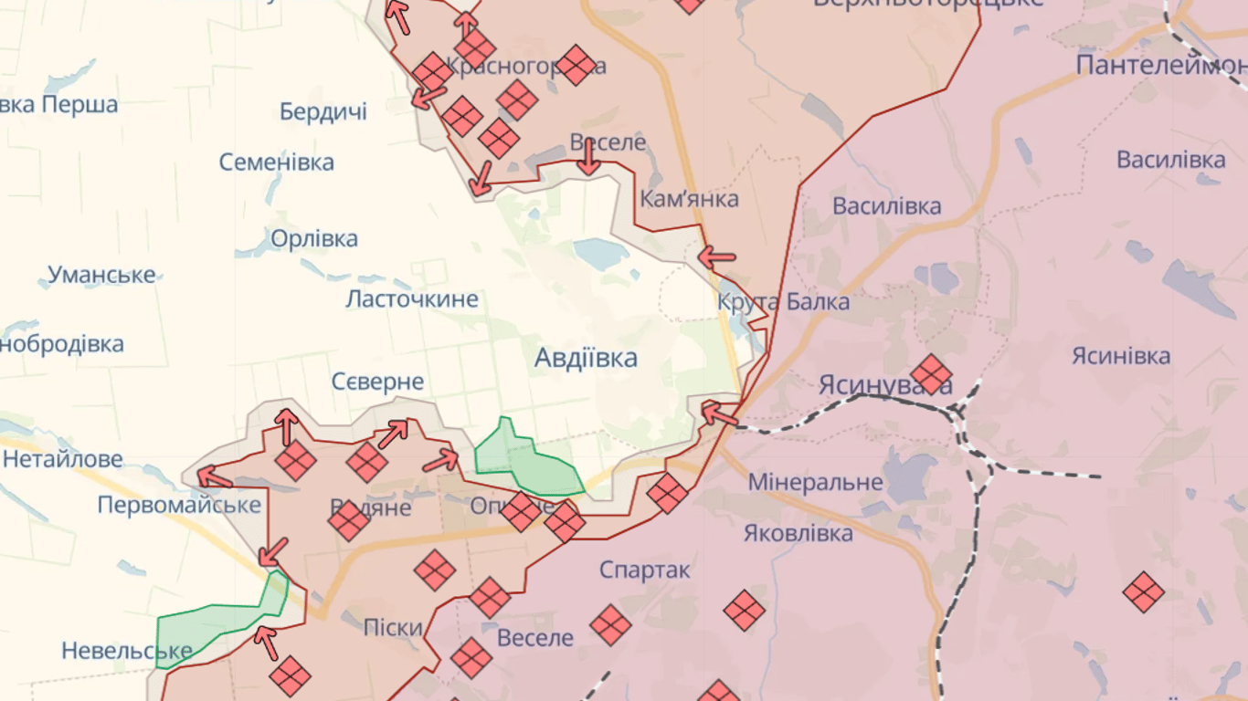 Карта бойових дій в Україні онлайн сьогодні, 03.01.2024 — DeepState, Liveuamap, ISW
