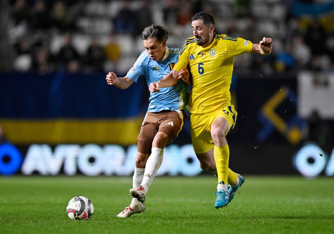 Матч Украина — Бельгия