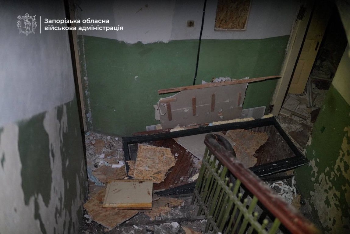 Обстріл Запоріжжя 23 січня фото