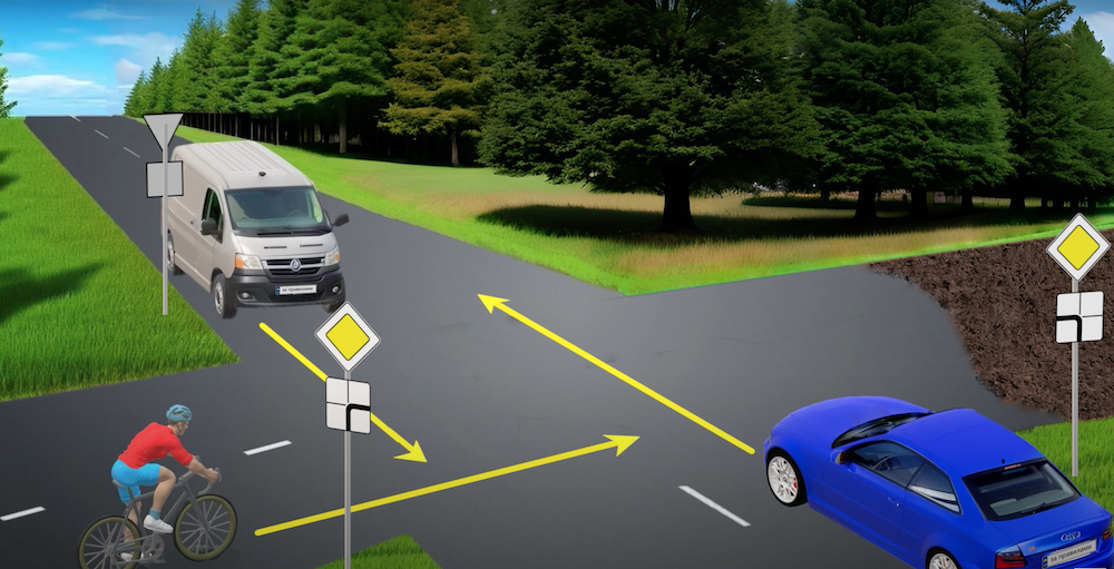 ПДР тест з життя — хто проїде перехрестя першим - фото 1