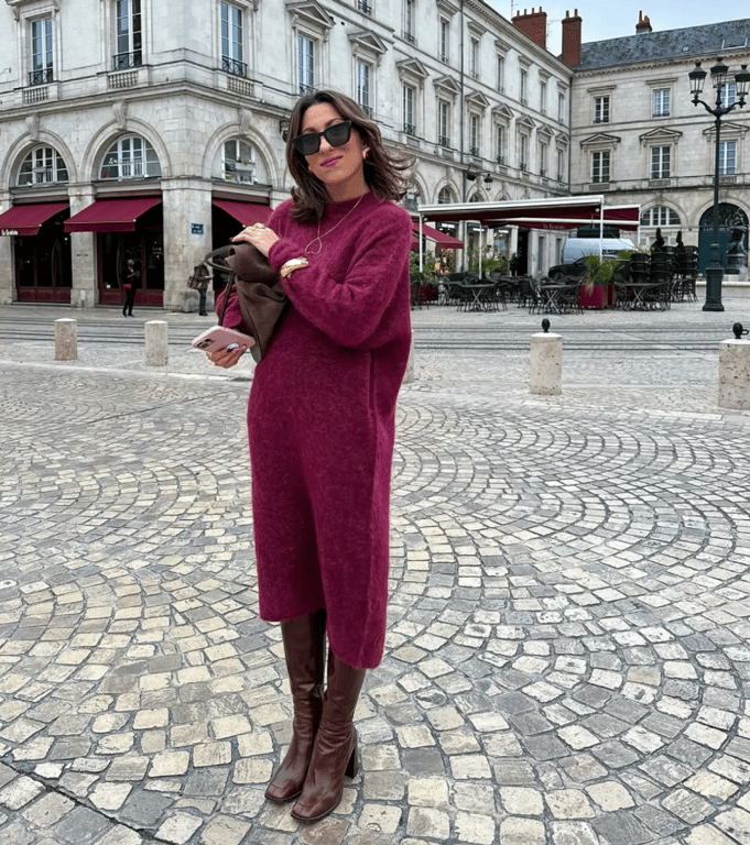 Навіть взимку сукня буде доречною