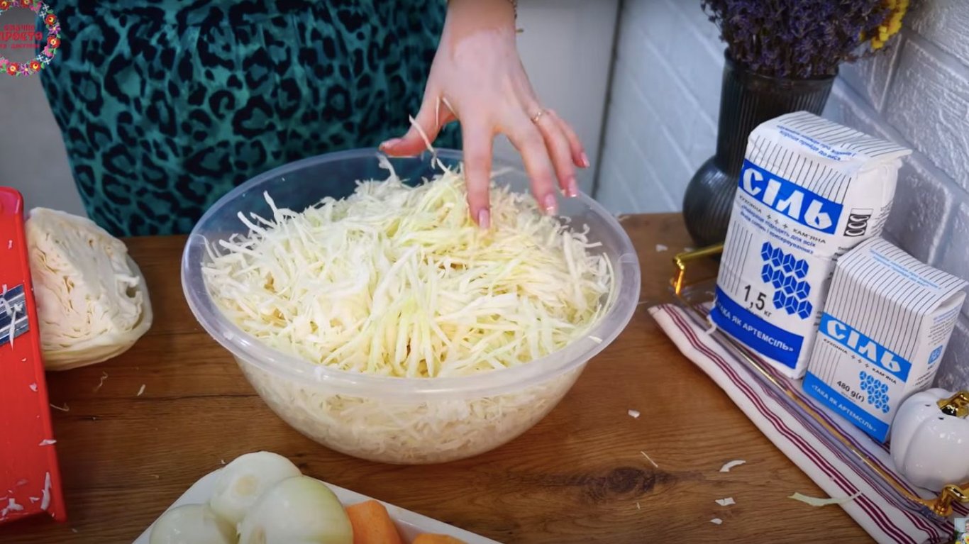 осенний салат из капусты