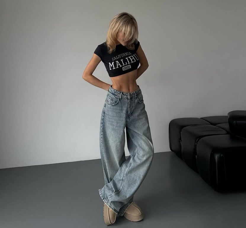 Мішкуваті джинси для тих, хто любить оверсайз