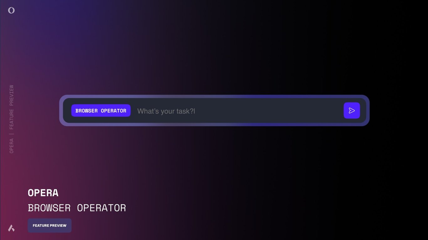 Внешний вид страницы ИИ-агента в браузере Opera