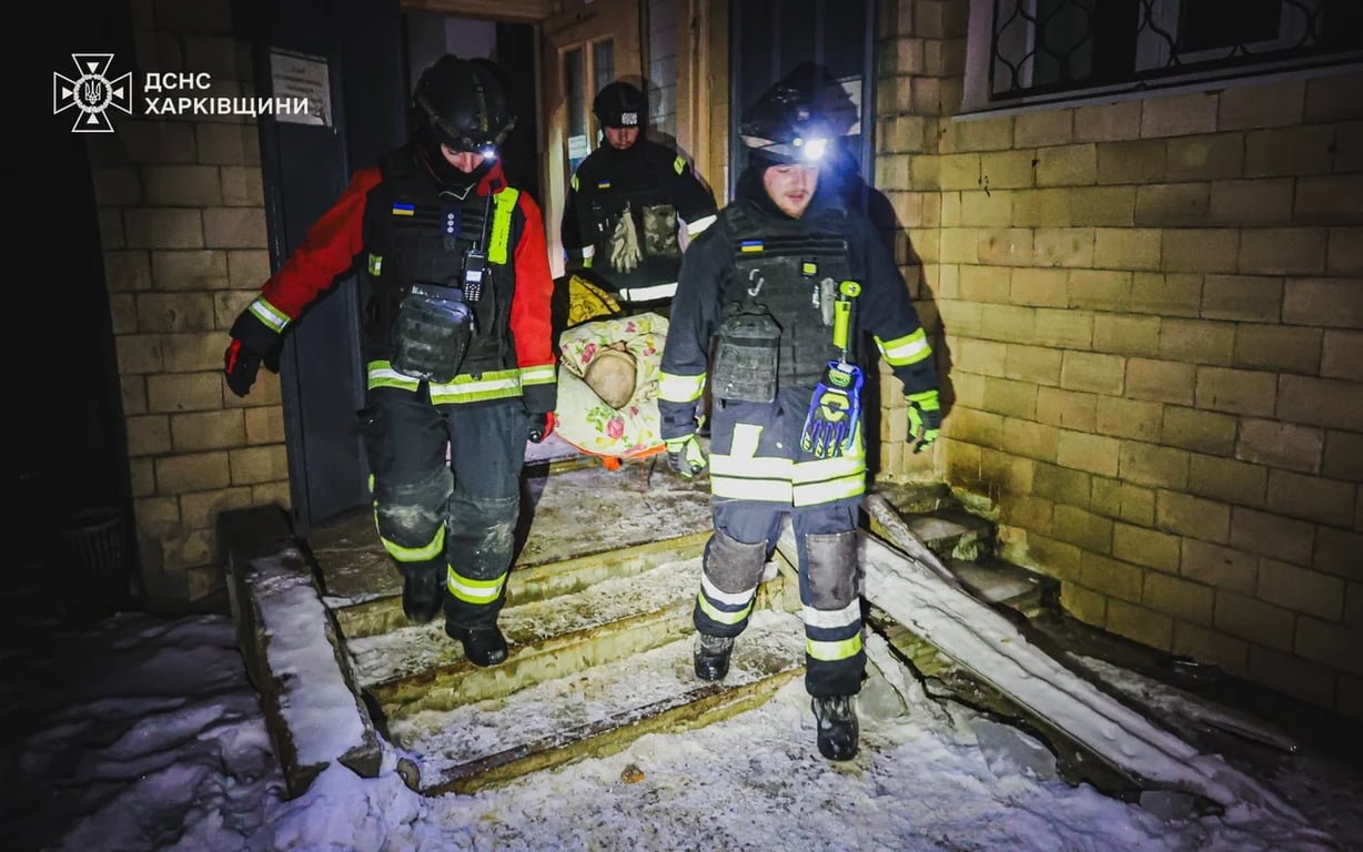 Росія атакувала Харків дронами: фото руйнувань та евакуації