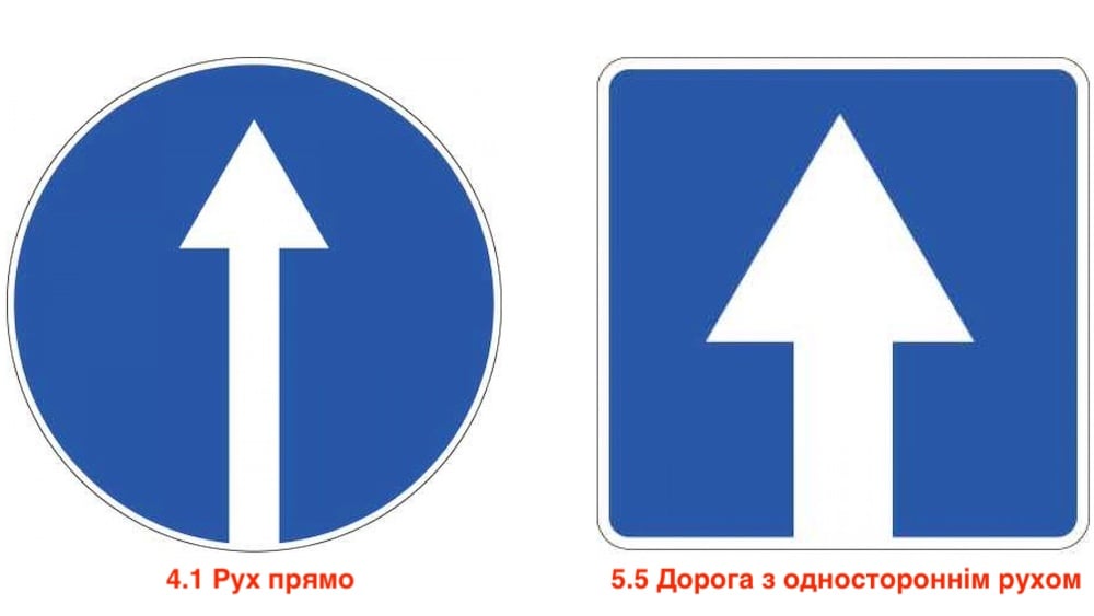Тест з ПДР: що спільного у цих двох знаків?
