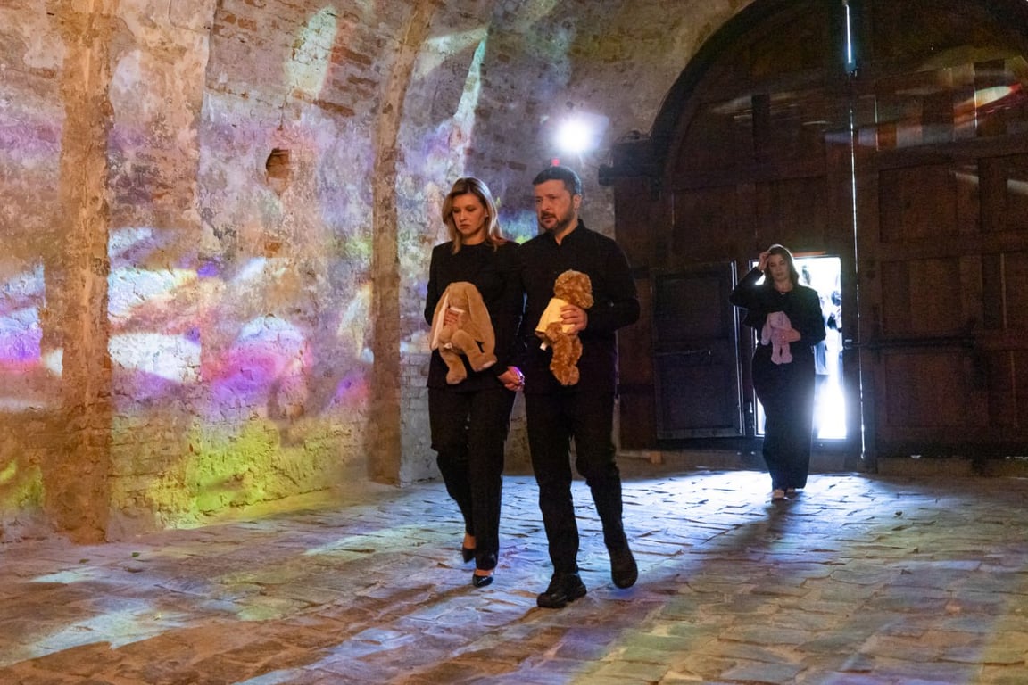 Подружжя Зеленських в День пам'яті вбитих Росією українських дітей