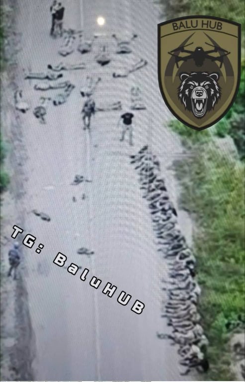 Взятие русских военных в плен. Фото: Balu Hab/Telegram