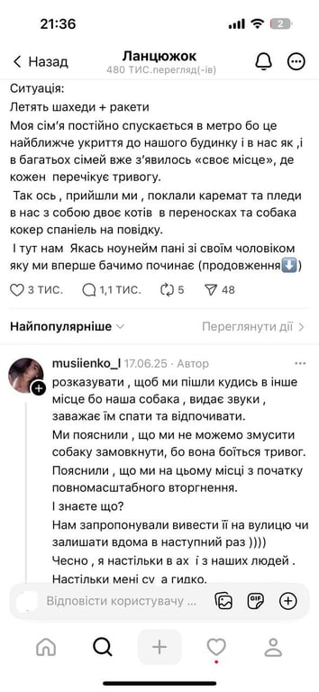 скандал укриття