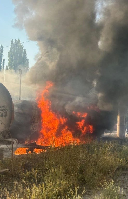 Пожежа на АЗС