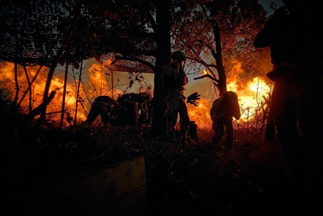 Українські захисники на передовій