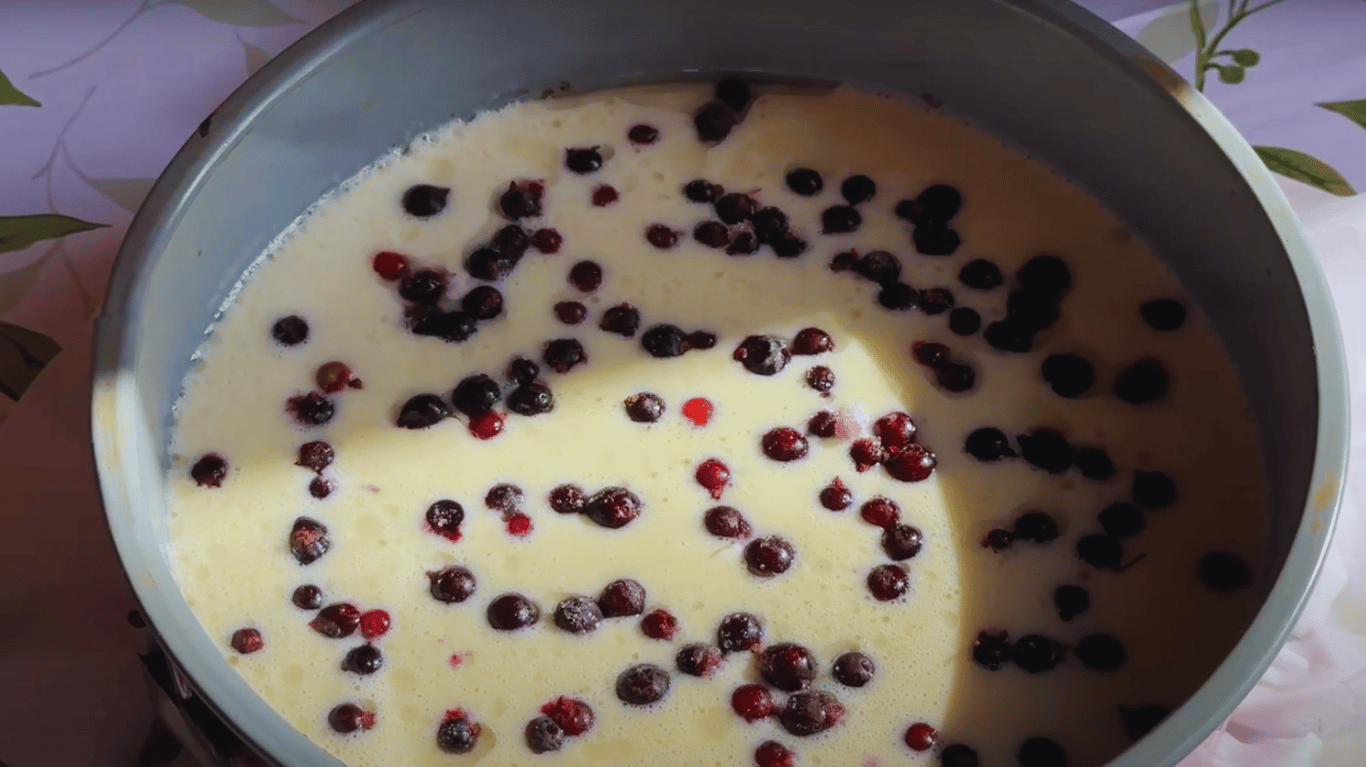 рецепт пирога з ягодами