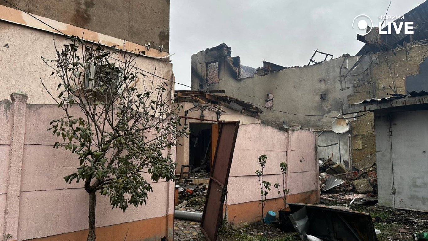 Удар по будинку у Харкові