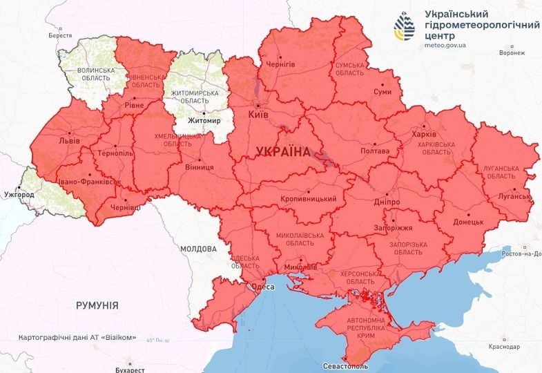 Пожарная угроза в Украине. Фото: Укргидрометцентр