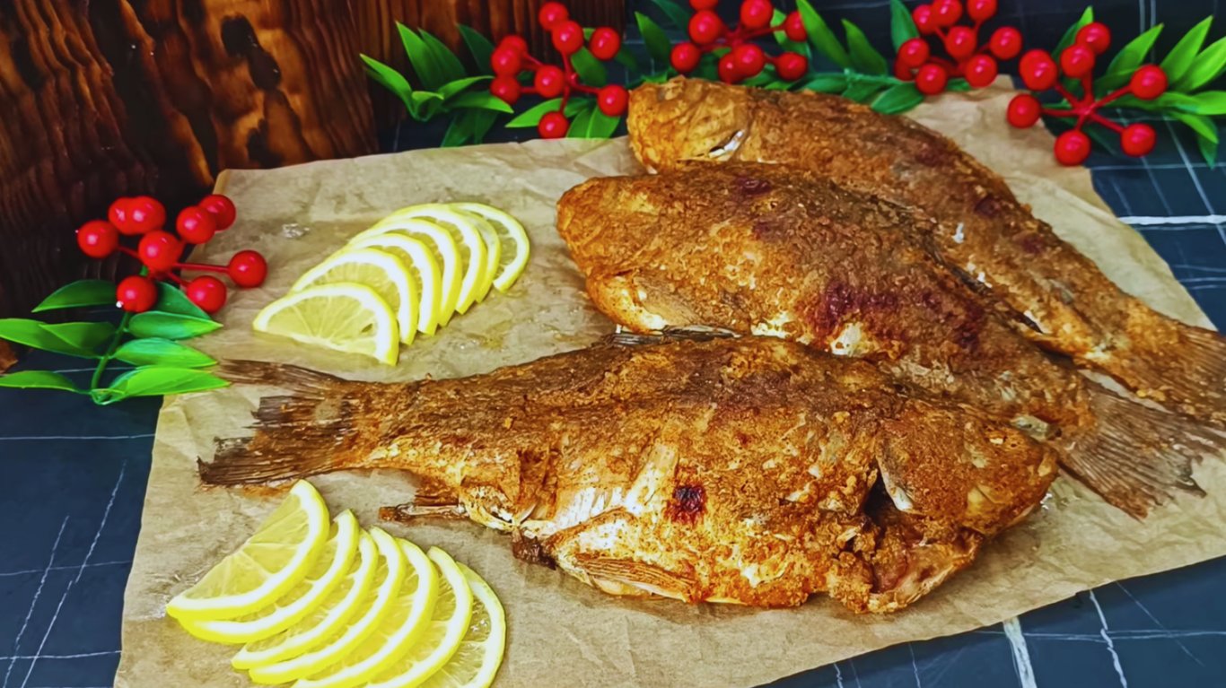 рецепт карасів зі спеціями в духовці 