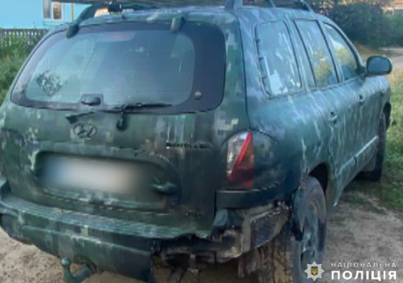 На Одещині підпалили автомобіль військовослужбовця