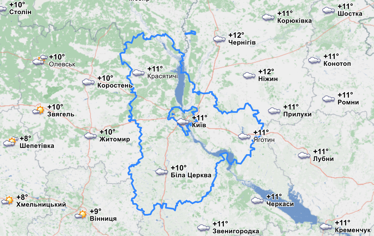 Погода Київ