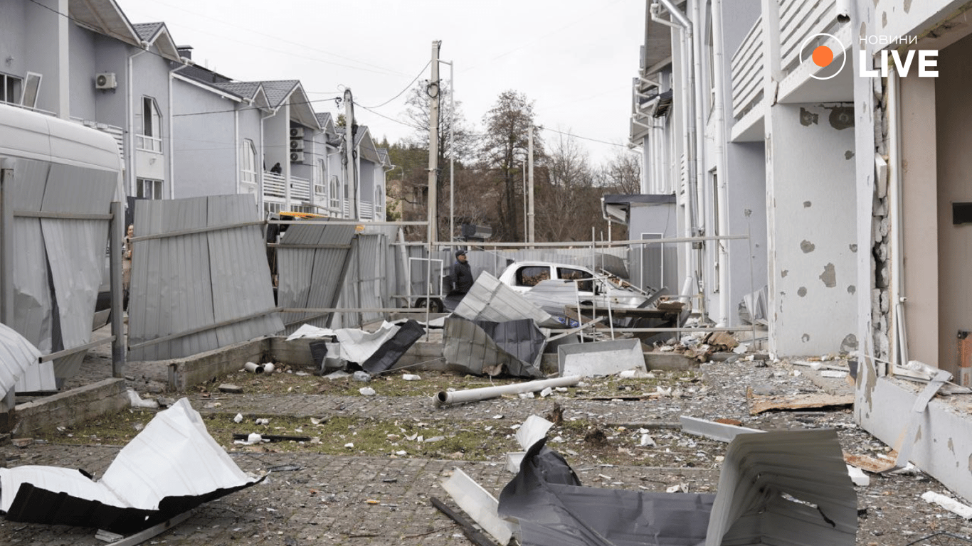 Удар по Гостомелю