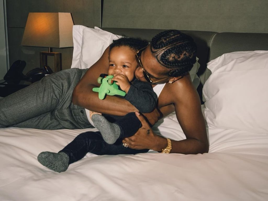 ASAP Rocky счастливый папа