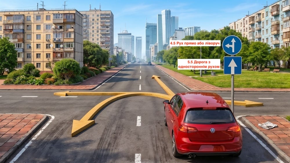 Тест ПДР: куди може проїхати авто