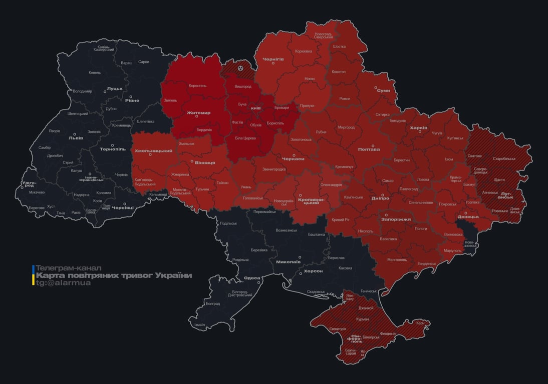 Обстріл Запоріжжя і Полтави 24 березня