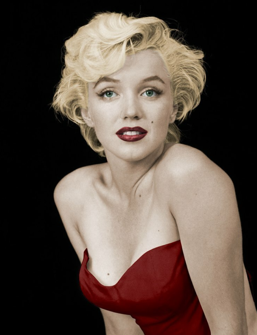 Де родимка на обличчі в Мерилін Монро