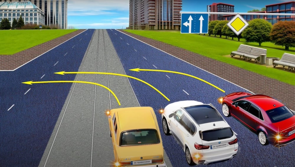 Хто порушує правила, повертаючи ліворуч — швидкий ПДР тест - фото 1