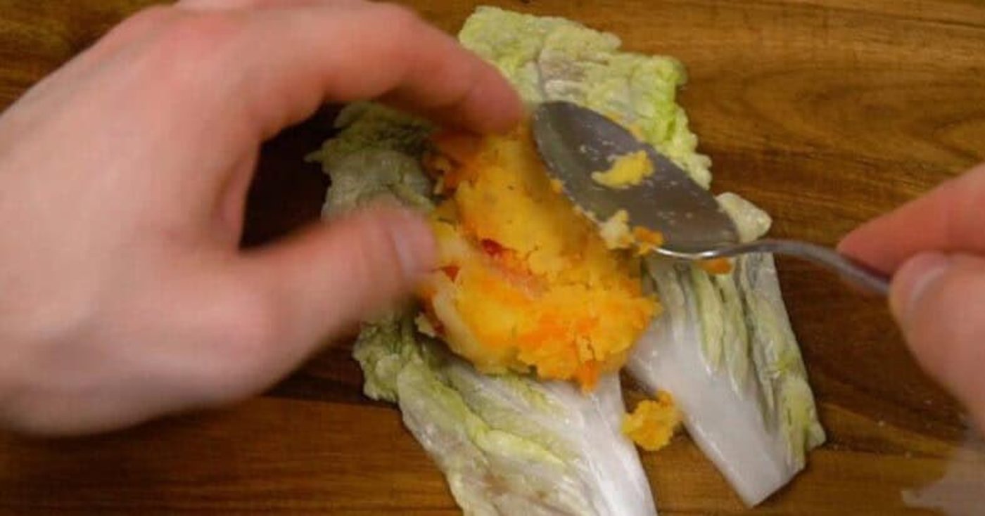 Рулетики з пекінської капусти на вечерю - рецепт