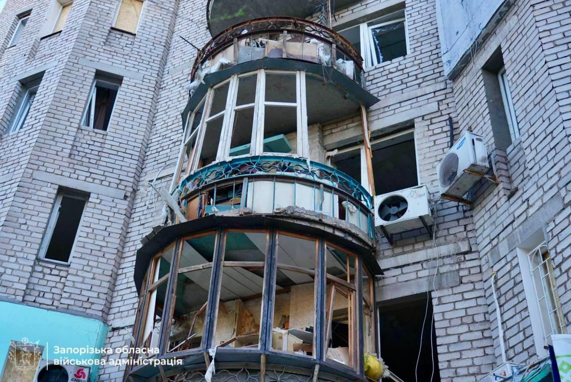 Удар окупантів по Запоріжжю 2 травня