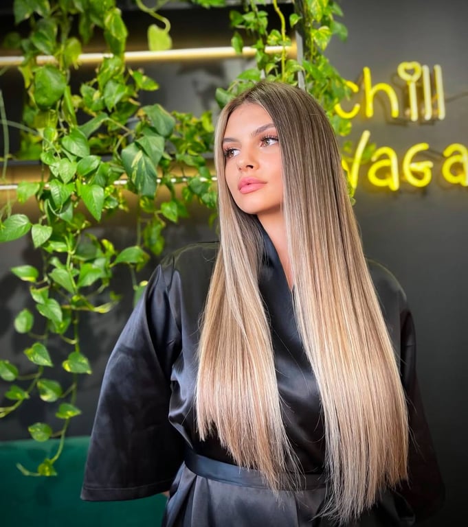 Эта техника окрашивания достаточно сложная, но дает долговременный эффект