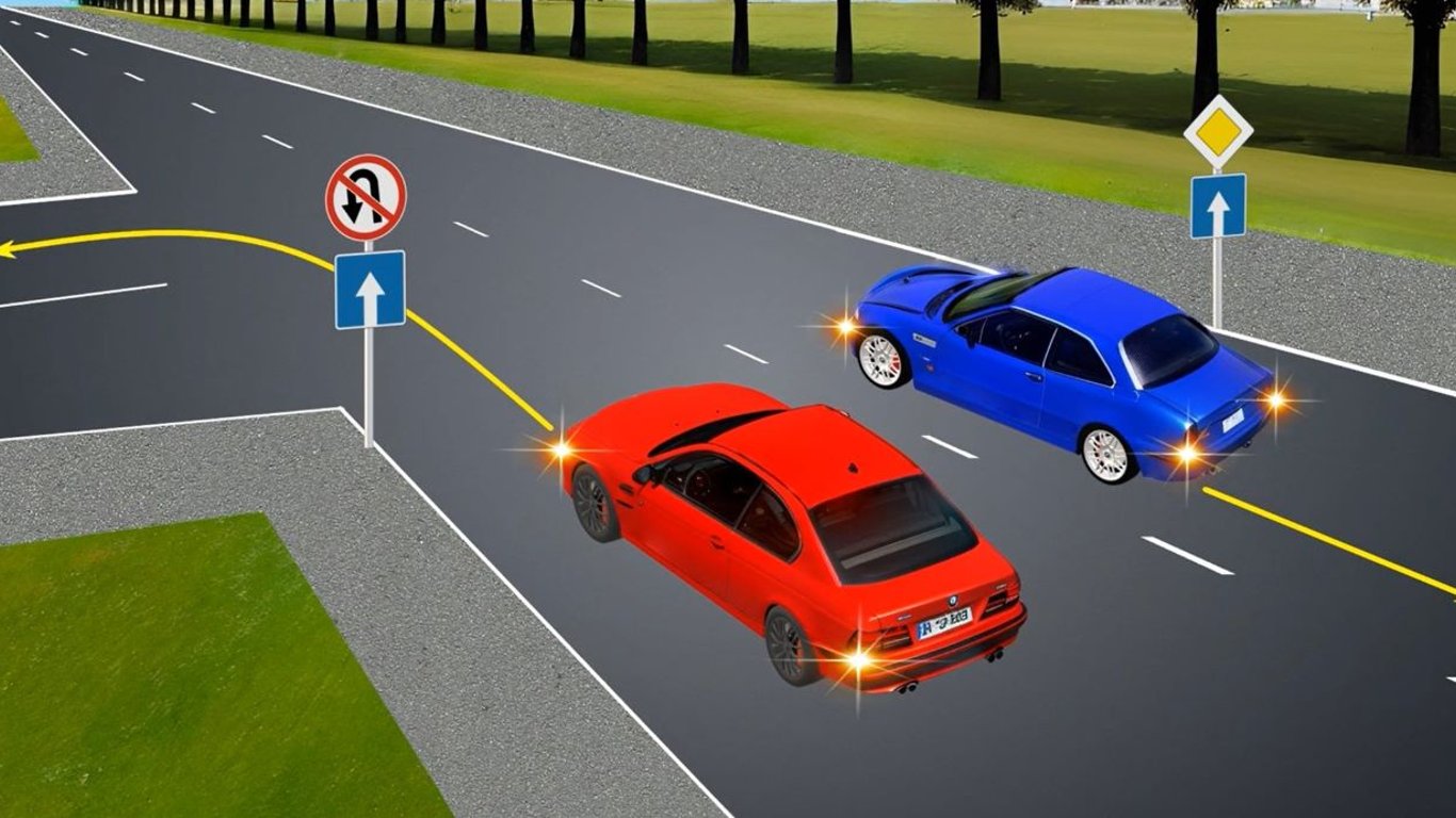 Тест по ПДД: кто из водителей нарушает правила, выполняя опасный маневр